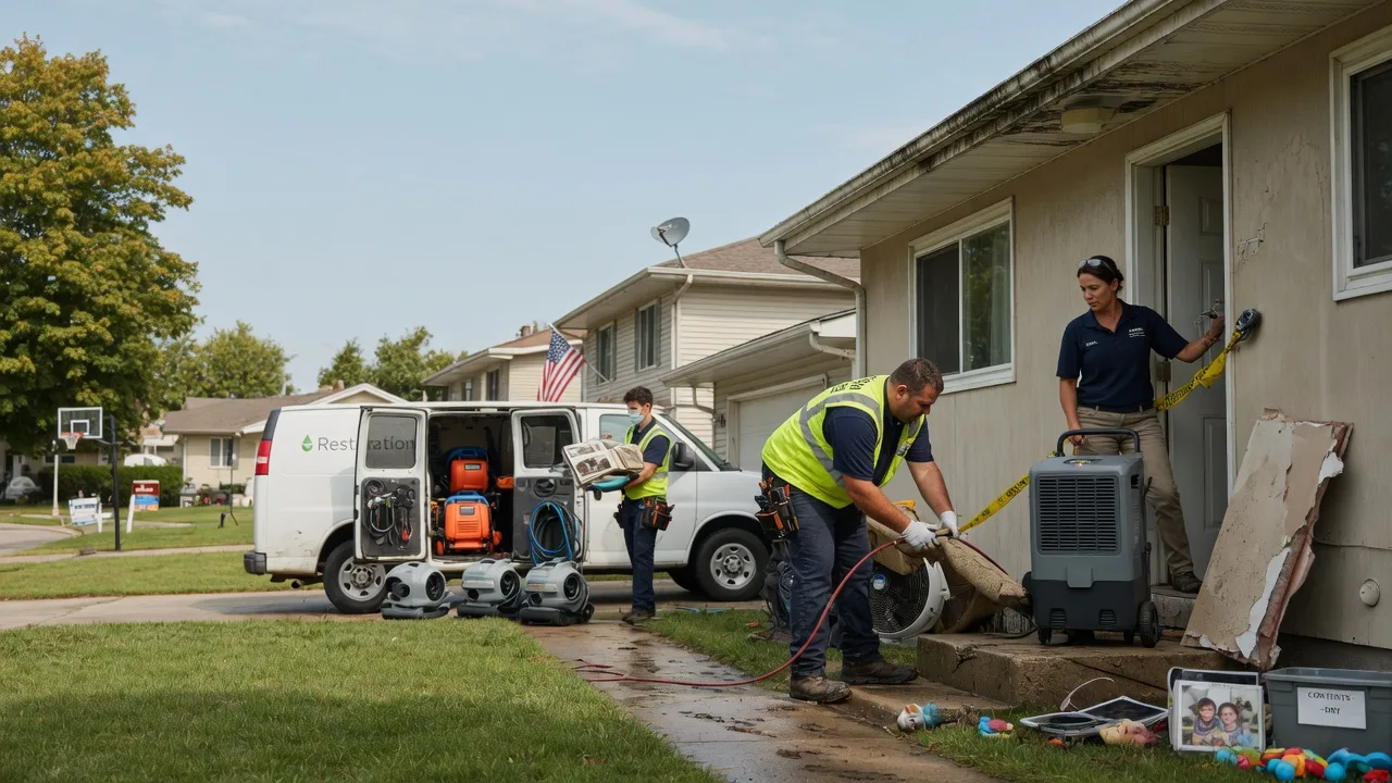 Water Damage Restoration in Freeman Spur, IL near me